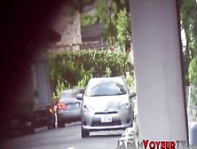 Japanese Babe Taped Peeing In Public By Voyeur