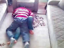 Teens Wrestle And Fuck