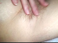 Gets Me Rock Hard Rubbing Her Own Pussy, Nipple,  Hairy P