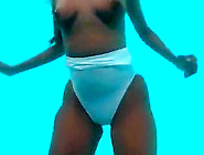 See-Through White Swimsuit In Public Pool