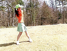 Nao Yuzumiya Gets A Juicy Blowjob Penalty While Playing Golf