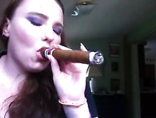 Cigar Smoking Angel