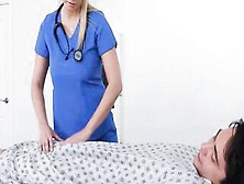 Nurse Vanessa Cage Fucking This Lucky Patient And Making Him Feel Better