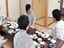 Hikaru Kirishima Is Into Her Kimono As The Hostess Of A Office Party Group Sex