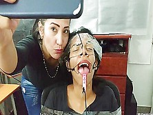Fucked Up With Bondage And Spitting By Stepmom P2