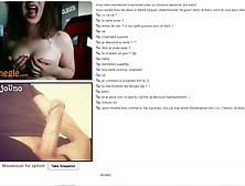 French Girl Teases On Omegle
