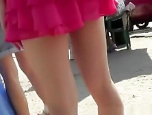Sexy Legs And Sexy Ass Upskirted