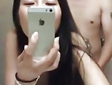 Asian Babe Films Herself Getting Fucked