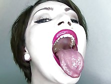 Long Tongue Miss Vivi Needs A Facial.