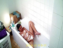 Big Tittied College Teen Shoots A Load Rock Hard In Bathtub