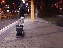 Public Agent Night Time Outdoor Sex At The Station