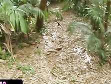 Bffs - Lucky Bro Runs Across Nude Chicks Inside The Woods And Plowed Their Pussies