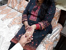 Desi Indian Bhabhi Was Very Happy Because Bhabhi Husband Was Coming From Out Of Country After A Long Time(Queenbeautyqb)