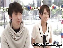 Asian Japanese 18-Year-Olds Couple Lovemaking Show Glass Walls 30