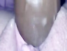 White 18 Year Old Rams Big Black Cock Toy In Her Tight Twat,  Such A Little Whore!