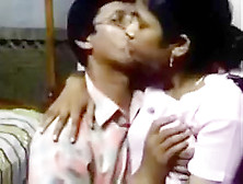 Indian Guy Makes Out With A Maid And Licks Her Natural Tits