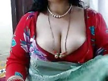 Indian Stepmom Teasing Son With High Heels