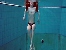 Underwater Swimming Girl Alice Bulbul