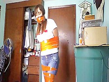 Another Mexican Girl Wrap Gagged Part 19