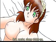 Tiny Anime Maid Pleasing Her Horny Master