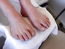 Mature Friendly Woman Ticklish Feet