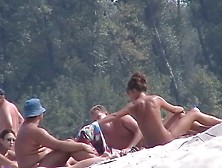 Nude Beach Extravaganza With Fit People Being Taped By Voyeurs
