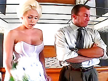 One Horny Wedding Couple Can't Wait Until The Honeymoon