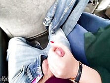 Hand Job Inside Outside Bus And Whipped Of Cum On Seat - Risky :pp