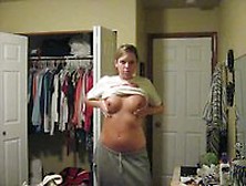 Chubby Teen Grinds For The Webcam