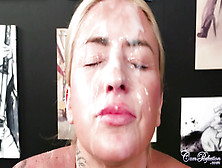 Horny Milf Taylor Scott Face Painting - Huge Facial
