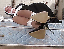 Sister Madalynn Kept Bound And Gagged In The Church Basement