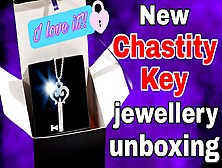 Unboxing My New Chastity Key Jewellery From Chastity Shop! Femdom Bdsm Real Homemade Milf Stepmom