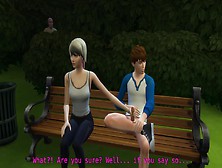 Бомж Подсматривает В Парке За Сексом Парочки