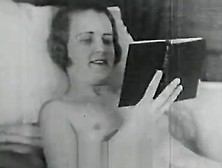Horny Lesbian Loves Her Big Dildo (1920S Vintage)