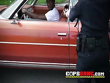 Black Fugitive Taken By Horny White Cops Forced To Fuck