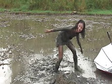 Muddy Pinays - Jane Rice Paddy Mud Posing