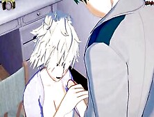 Mitsuki Bakugo Ride Deku's Penis Until He Balls Inside Her