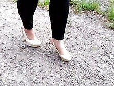 Wife Heels In Mud