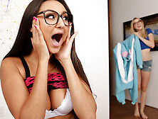 Nerdy Young Babes Prove Their Style In Loud Ffm