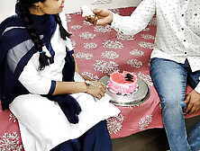 Komal's School Friend Cuts Cake To Celebrate Two-Month
