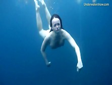 Three Ladies Get Naked Swimming In The Ocean