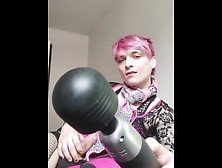 Tgirl Solo Anal And Gets Interrupted
