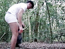 Horny Teen Boy Gets Naked In Forest