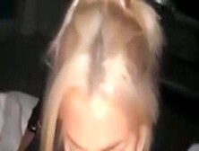 Tattooed Blonde Sucking Bbc