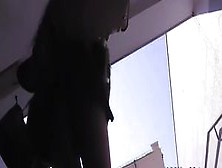 Sexy Girl Was Walking With Gf And Caught On Upskirt Cam