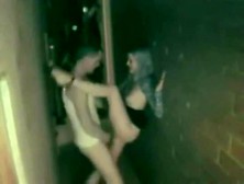 Slut Gets Pussy Ate Outside Club