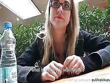 Blonde Amateur Violette Flashes Tits And Ass In Public And Gets Fucked