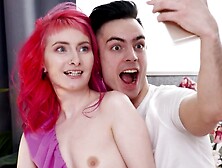 Good Girl With Pink Hair Fucks Her Latest Client Passionately