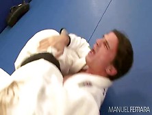 Karate Blonde Gets Fucked On The Mat