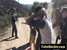 Interracial Outdoor Fucking With Bbc And Latina Slut On The Border